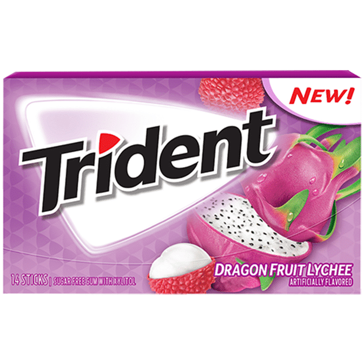 Trident Gum Dragon Fruit Lychee (27g)