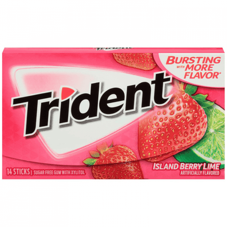 Trident Gum Island Berry Lime Twist (27g)