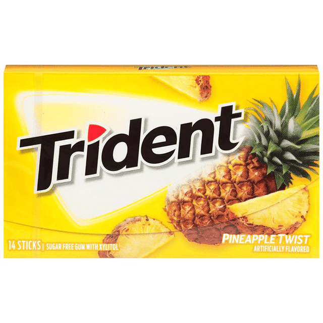 Trident Gum Pineapple Twist (27g)