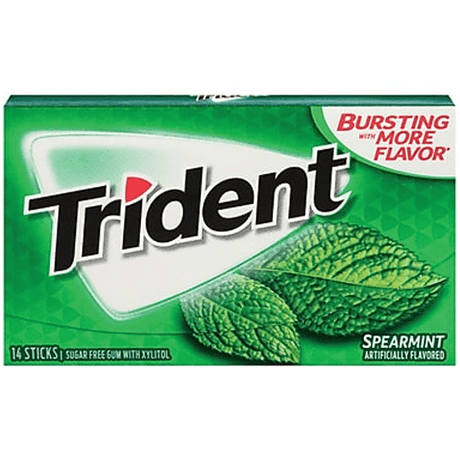 Trident Gum Spearmint (27g)