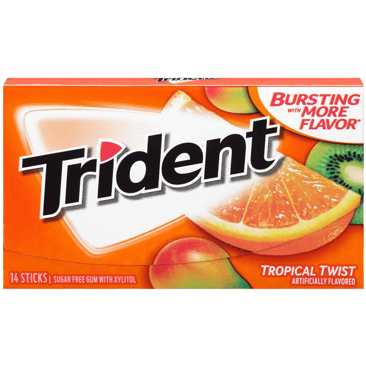 Trident Gum Tropical Twist (27g)