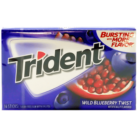 Trident Gum Wild Blueberry Twist (27g)