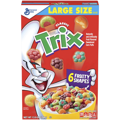 Trix Cereal Large Size (394g) (Squashed Box)
