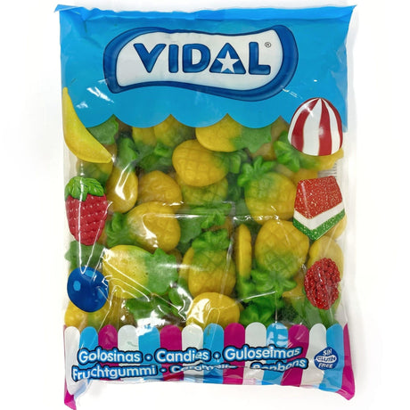Vidal Bag Jelly Pineapples (1kg)