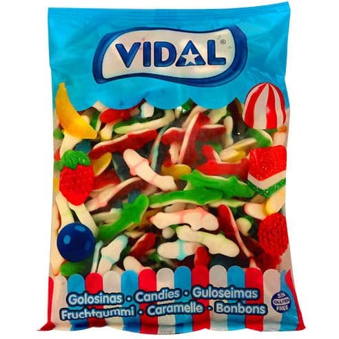 Vidal Bag Jelly Sharks (1kg)