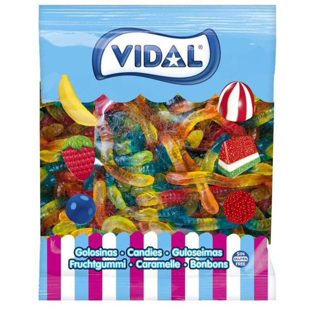 Vidal Bag Jelly Worms (1kg)