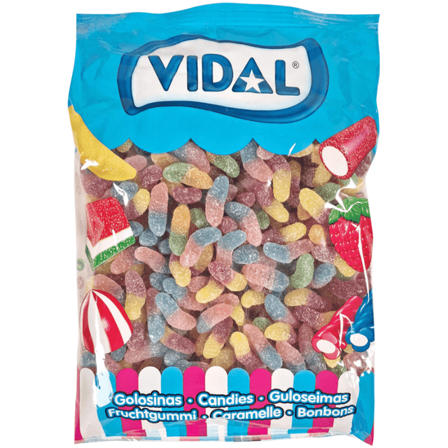 Vidal Bag Sour Mini Worms (1kg)