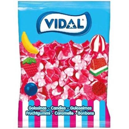 Vidal Bag Strawberry Twist Hearts (1kg)