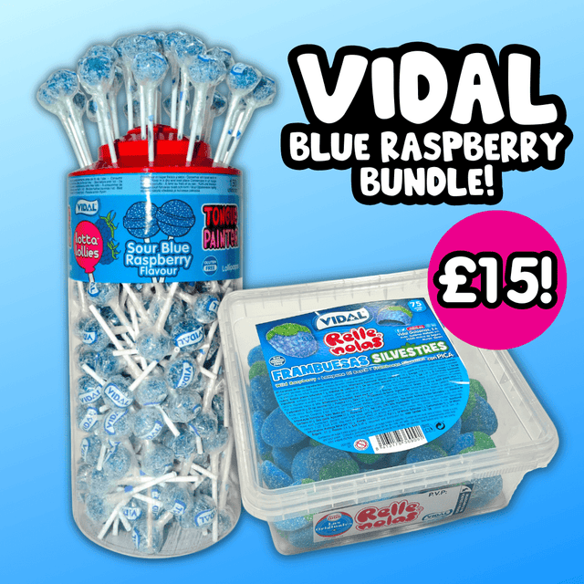 Vidal Blue Raspberry Bundle – SoSweet