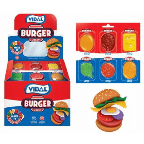 Vidal Burger Jelly Pack