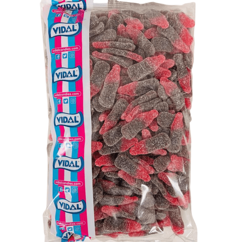 Vidal Fizzy Cherry Cola Bottles (3kg)