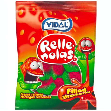 Vidal Jelly Filled Strawberries (100g)