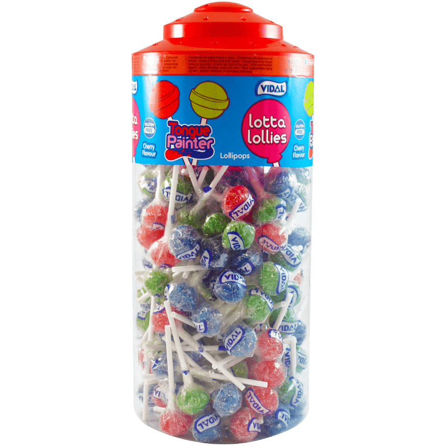 Red Raspberry Lollies Vidal Lollipops: Sour, Fruity & Halal | SoSweet