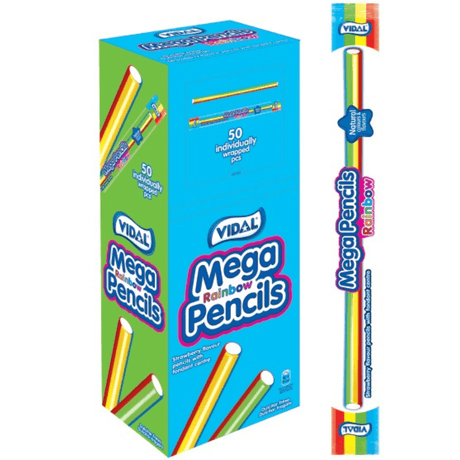 Vidal Mega Rainbow Pencils (Case of 50)