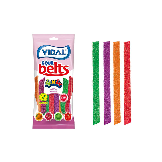 Vidal Sour Belt 4x4 Peg Bag 90g