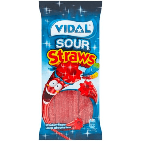 Vidal Sour Straws (100g)