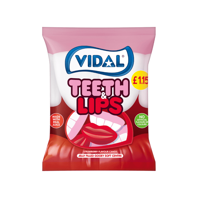 Vidal Teeth & Lips Peg Bag 140g