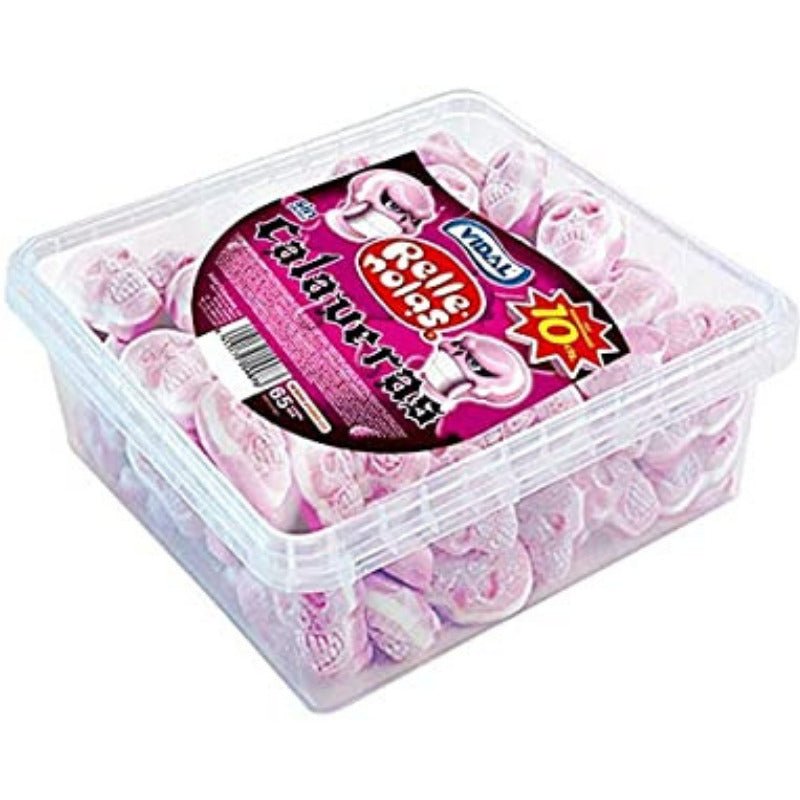Vidal Tub Giant Jelly Filled Skulls (75pcs)