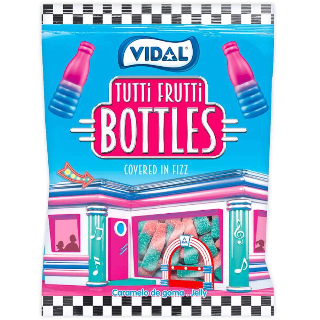 Vidal Tutti Frutti Bottles (90g)