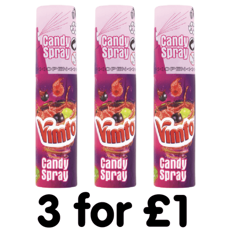 Vimto Candy Spray 3 Pack (25ml) (Best Before Expired 19/07/22)