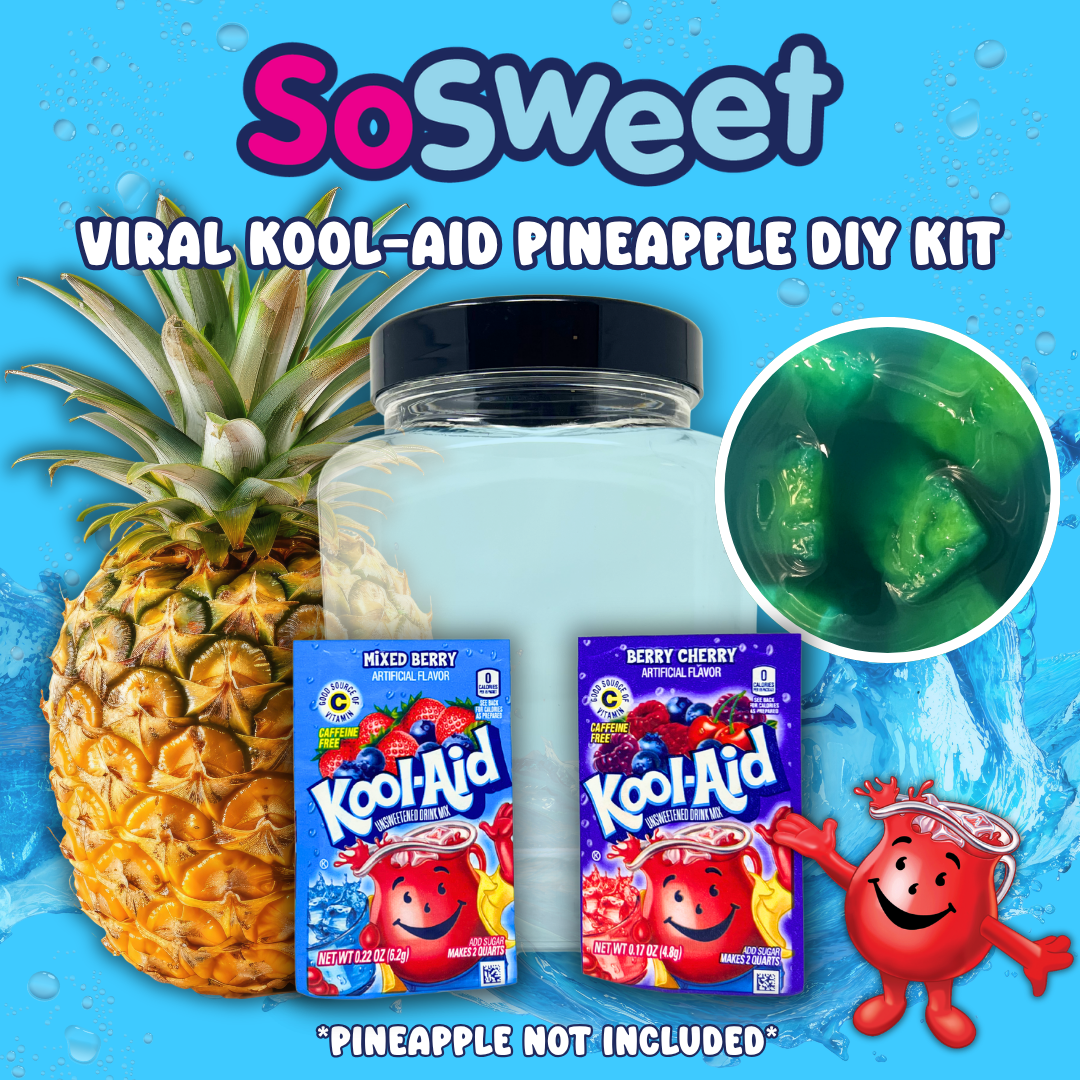 🍍🫐🍒 Viral Kool-Aid Pineapple DIY Kit