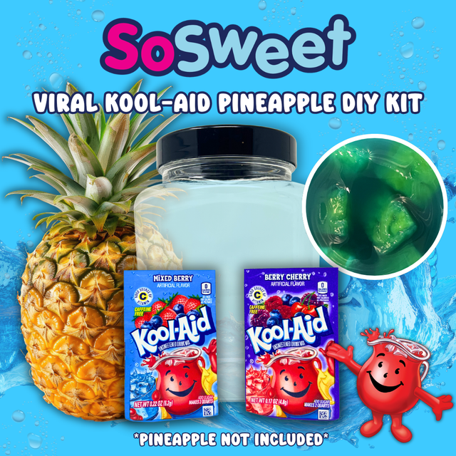 🍍🫐🍒 Viral Kool-Aid Pineapple DIY Kit