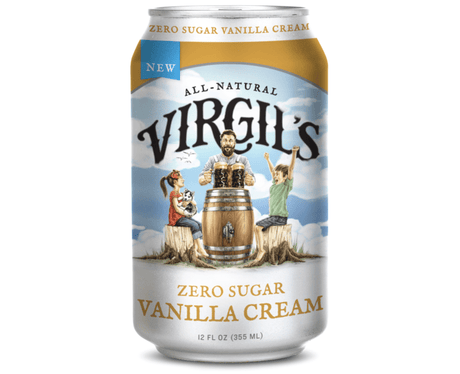 Virgil's Zero Sugar Vanilla Cream Can (355ml)
