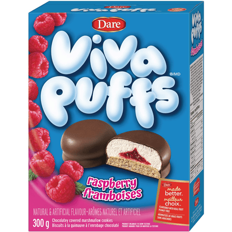 Viva Puffs Raspberry (300g)