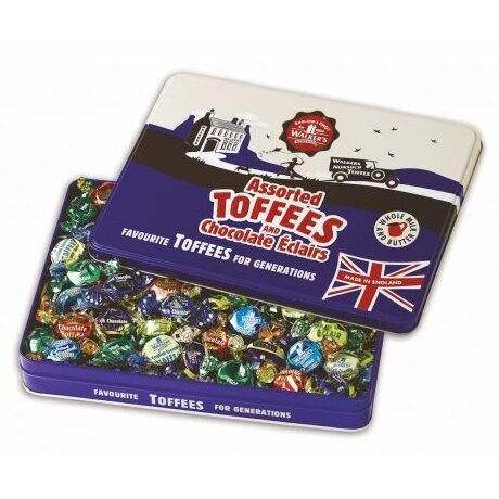 Walker's Assorted Toffees &amp; Chocolate Eclairs tin (700g)