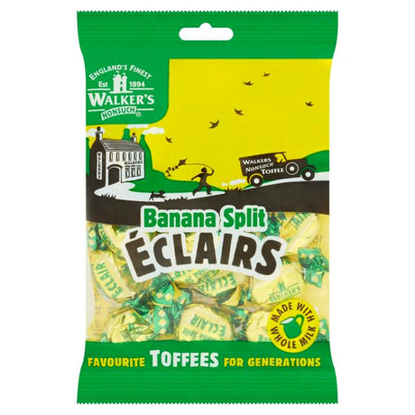 Walker's Banana Split Eclairs (100g)