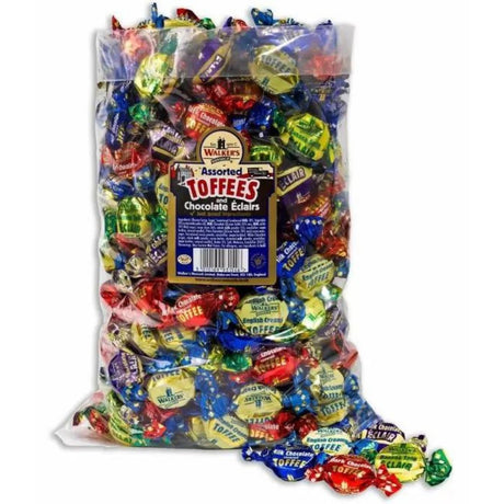 Walker's Big Bag Assorted Toffee's and Eclairs (2.5kg)