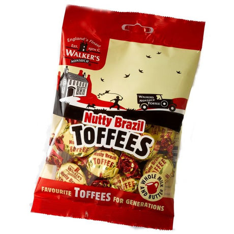 Walker's Nutty Brazil Toffee Bag (150g)