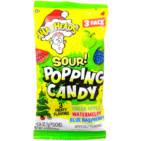 Warheads Christmas Sour Popping Candy (21g)