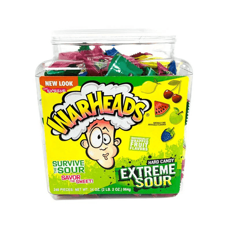 Warheads Extreme Sour Hard Candy Tub (964g)