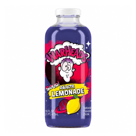 Warheads Sour Galactic Lemonade Bottle 473ml USA
