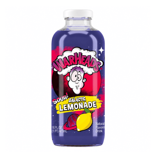 Warheads Sour Galactic Lemonade Bottle 473ml USA