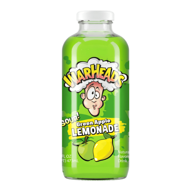 Warheads Sour Green Apple Bottle 473ml USA