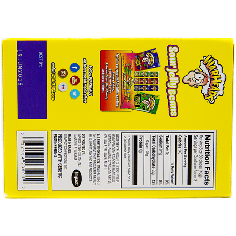 Warheads Sour Jelly Beans Theatre Box (113g)