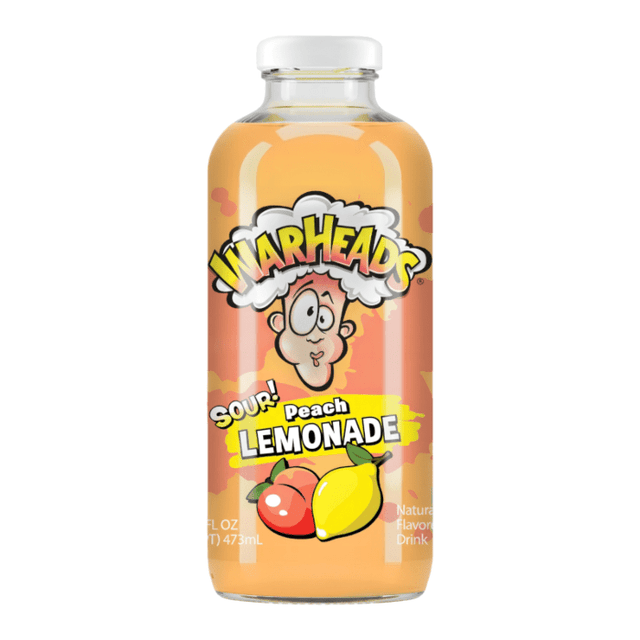 Warheads Sour Peach Lemonade Bottle 473ml USA