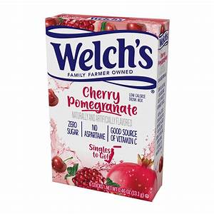 Welch's Singles To Go Cherry Pomegranate (6 Pack)