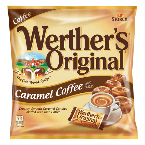 Werther's Caramel Coffee Hard Candy Peg Bag (75g)