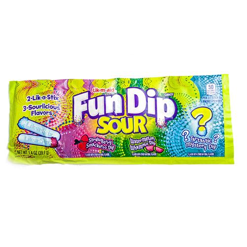 Wonka Lik-M-Aid Dip Sour Fun Dip