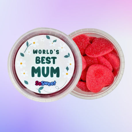 'Worlds Best Mum' Sweets Mini Tub (170g)