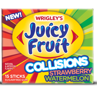Wrigley’s Juicy Fruit Collisions Strawberry Watermelon (15pcs)