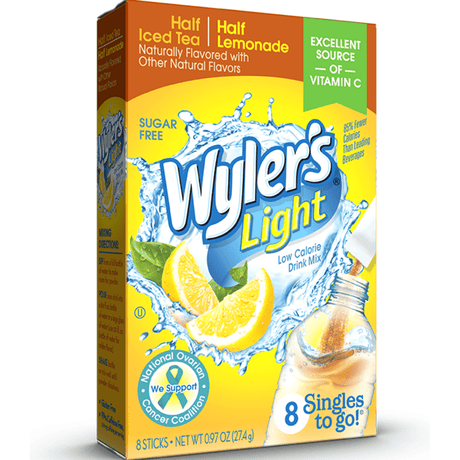 Wyler's Light Singles to Go Half Iced Tea Half Lemonade (8 Pack)