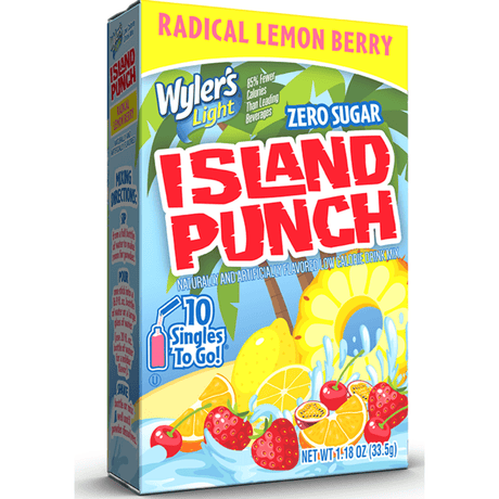 Wyler's Light Singles to Go Island Punch Radical Lemon Berry (10 Pack)