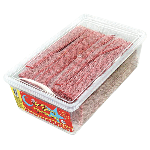 Yummy Gummy Belts Strawberry (150pcs)