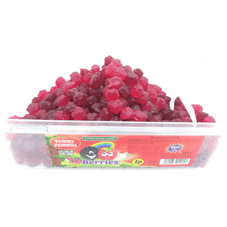 Yummy Yummies Vegan Tub Berries (600pcs)
