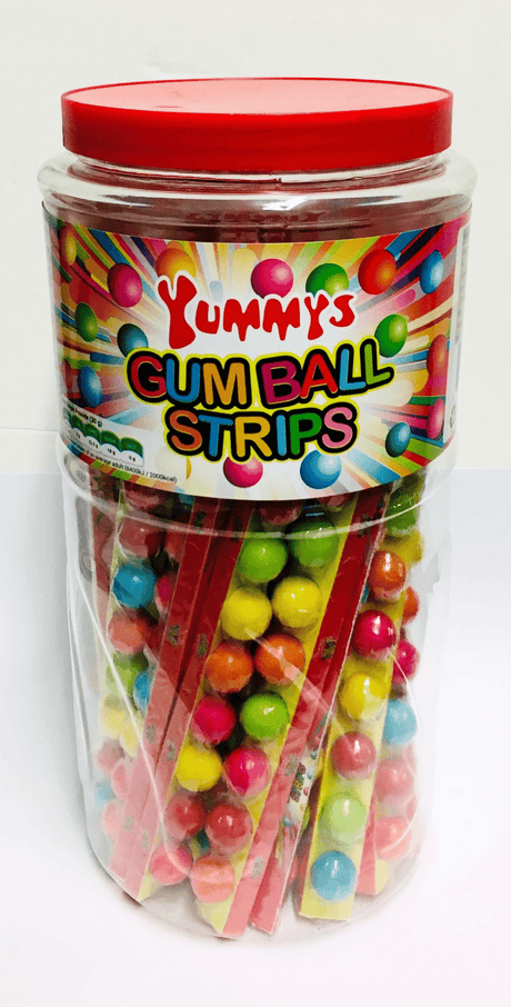 Yummys Gum Balls Strips (30g) x5