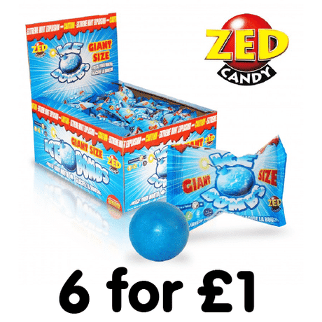 Zed Candy Giant Ice Bombs - 6 Pack (13g)
